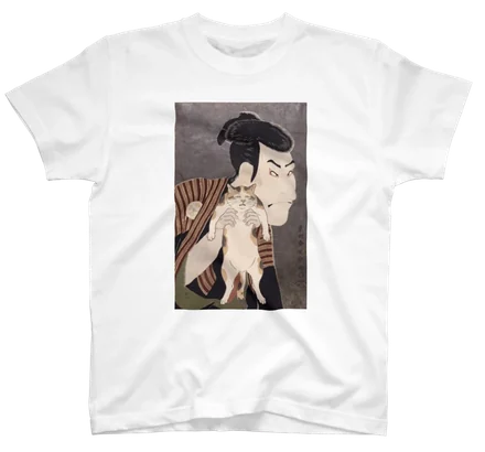 奴江戸兵衛にまざり猫のtshirt